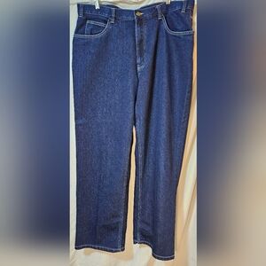 TownCraft Vintage Mens Dark Wash Jeans 38" Waist By 28" Inseam (A3)